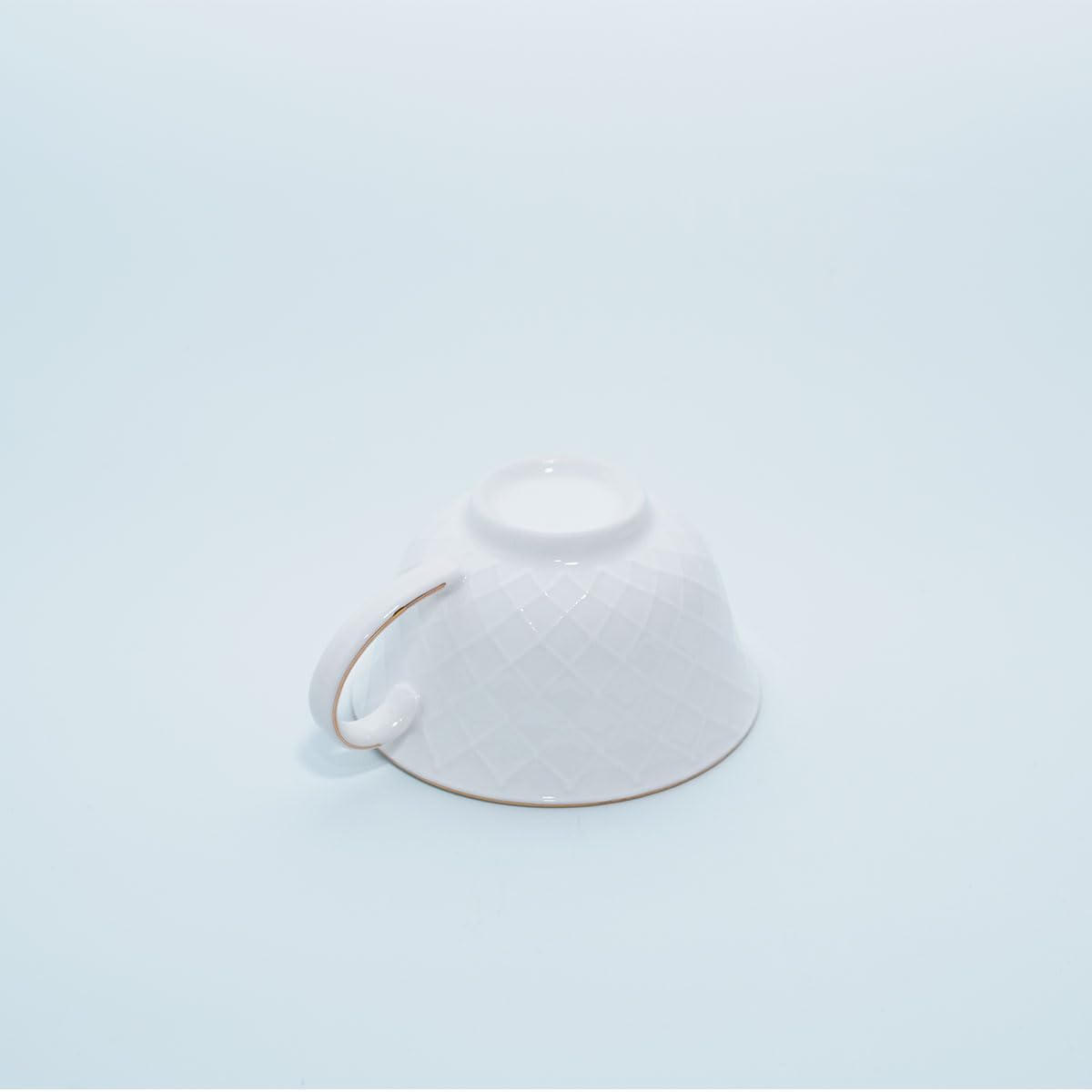 Bone China Floral Tea Cup & Saucer Set with Spoon – 7 oz