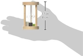 Kikkerland Trio Tea Timer – Color-Coded Sand Hourglass Set