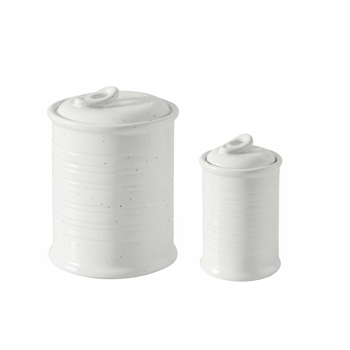 Nihow Blue Ceramic Canister Set of 4 – Airtight Lids, 13/22/47/74 oz, Dishwasher Safe