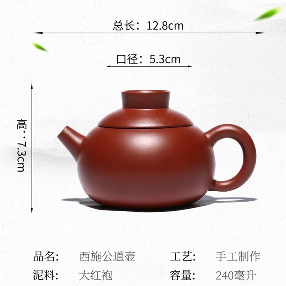 Chinese Zisha Clay Teapot – Dahongpao Xishi for Gongfu Tea