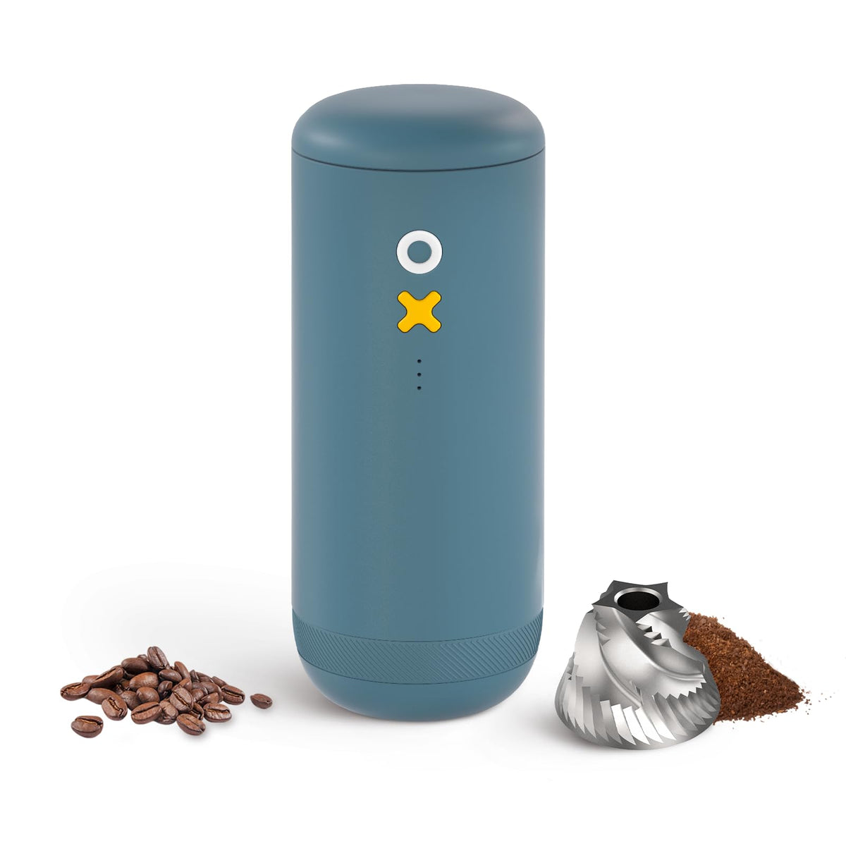 Nuttii Portable Conical Burr Coffee Grinder – Tangerine Orange