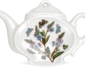 Portmeirion Botanic Garden Spoon Rest – 5.5" Teapot-Shaped, Floral Earthenware, Made in England