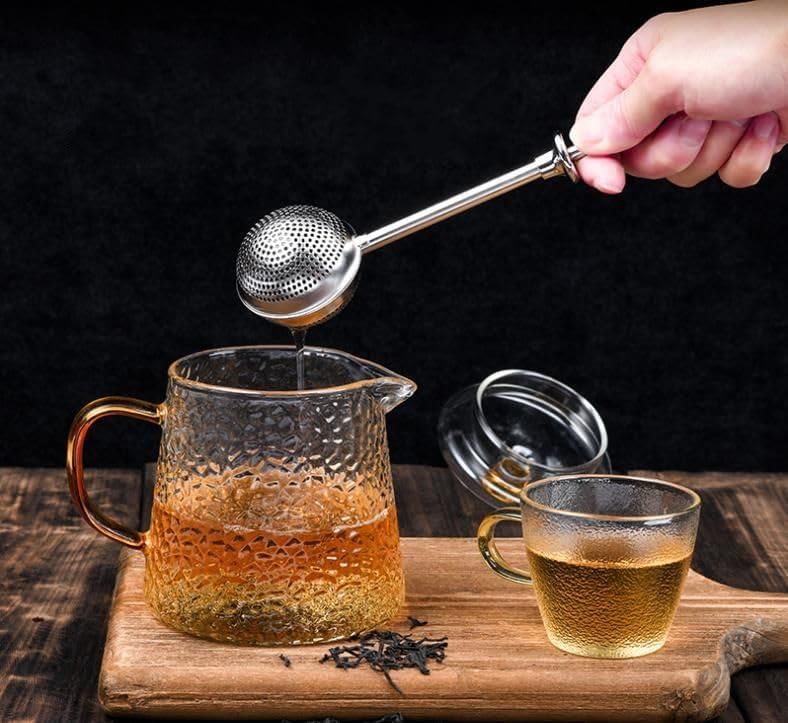 Stainless Steel Tea Ball Infuser Set of 2 – Fine Mesh, Reusable Loose Leaf Tea Strainer