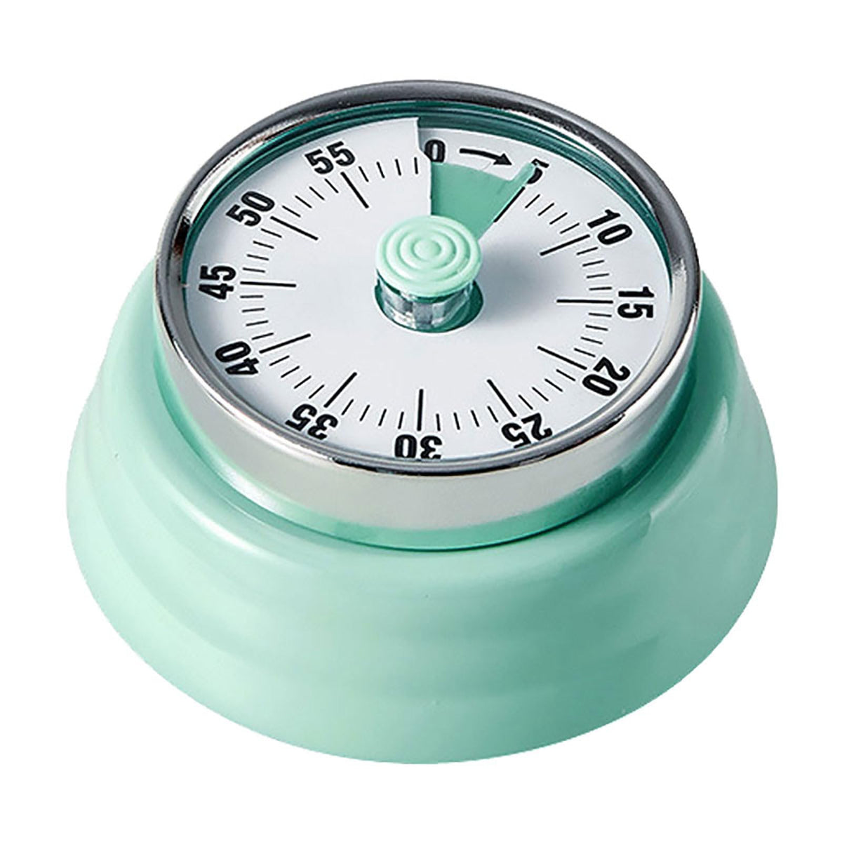 Vintage Stainless Steel Magnetic Kitchen Timer – 60 Min