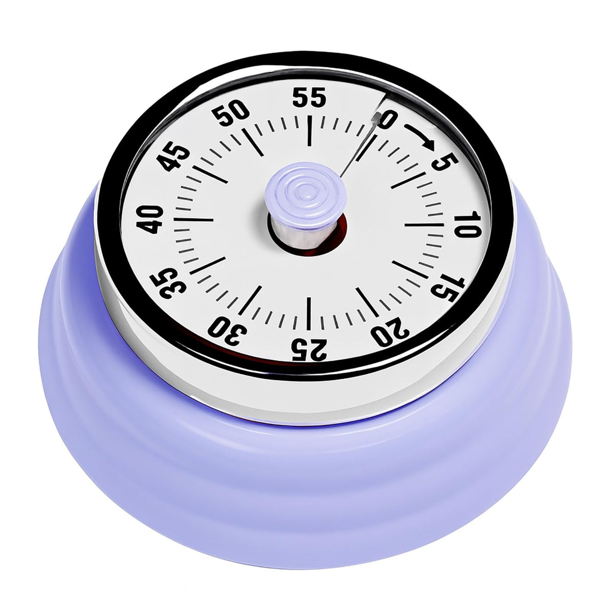 Vintage Stainless Steel Magnetic Kitchen Timer – 60 Min