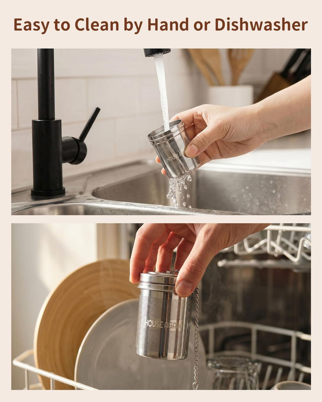 House Again Fine Mesh Tea Infuser, Set of 2