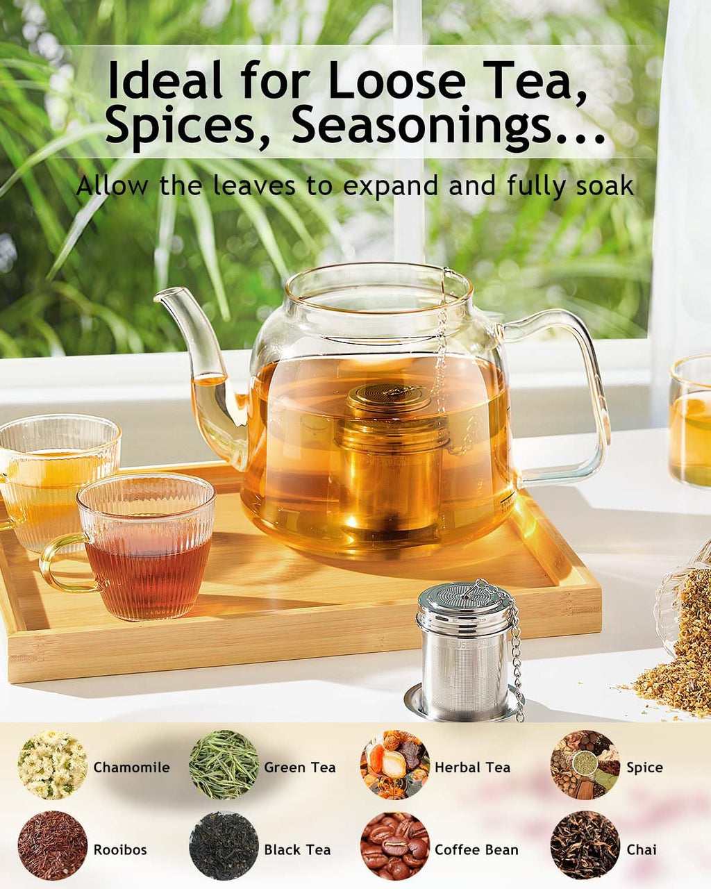 House Again Fine Mesh Tea Infuser, Set of 2