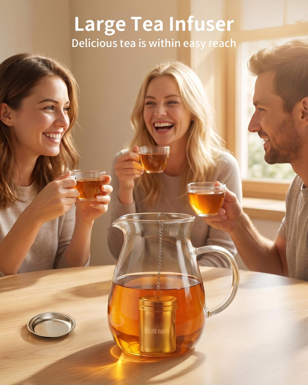 House Again Fine Mesh Tea Infuser, Set of 2