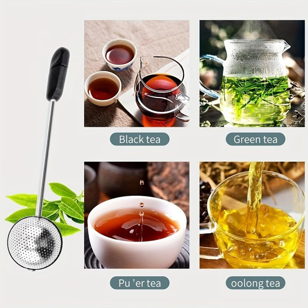 Stainless Steel Tea Ball Infuser Set of 2 – Fine Mesh, Reusable Loose Leaf Tea Strainer