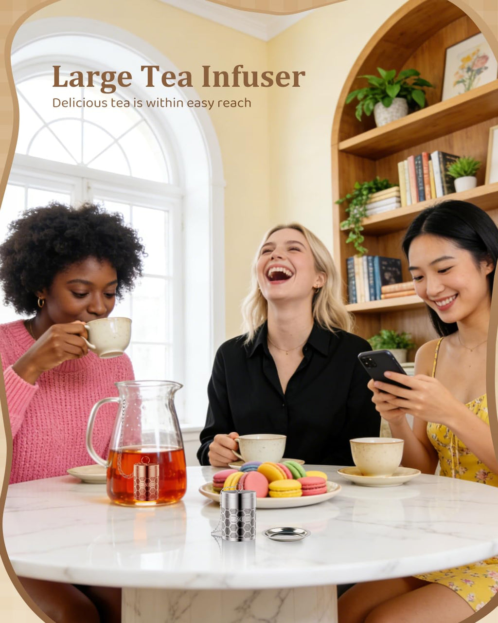 House Again Fine Mesh Tea Infuser, Set of 2