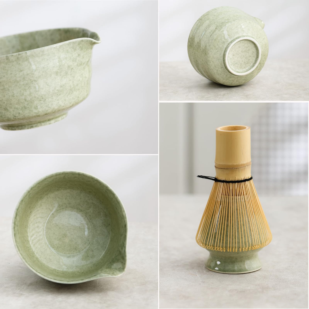 10-Piece Traditional Matcha Set – 450ml Bowl, Whisk, Tea Brush, Cloth & Silicone Coaster