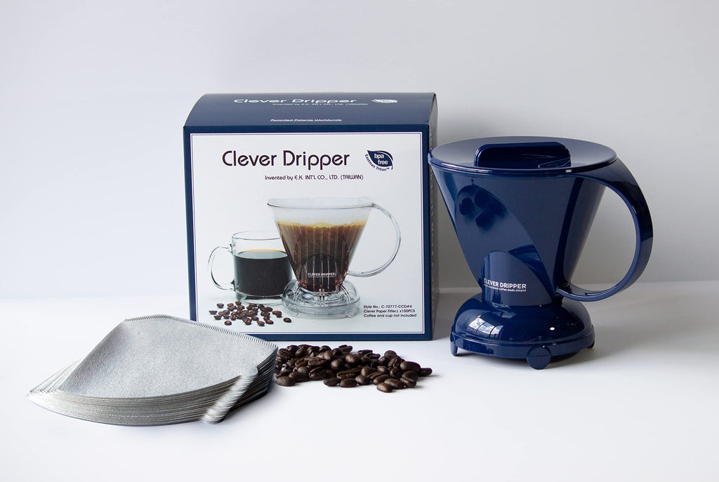 Clever Coffee Dripper & 100 Filters – 18 oz, BPA-Free, Immersion Brew