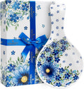 Large Ceramic Spoon Rest – Blue Floral, Heat Resistant, Dishwasher Safe, Gift Box