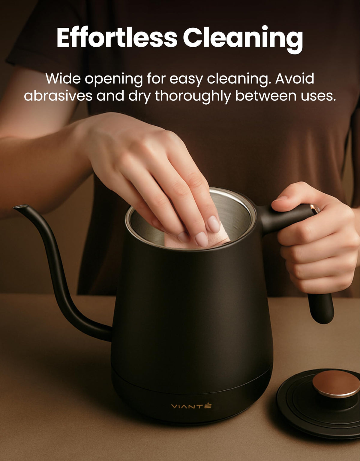 Viante Luxury Tea Set with Electric Kettle & Infuser