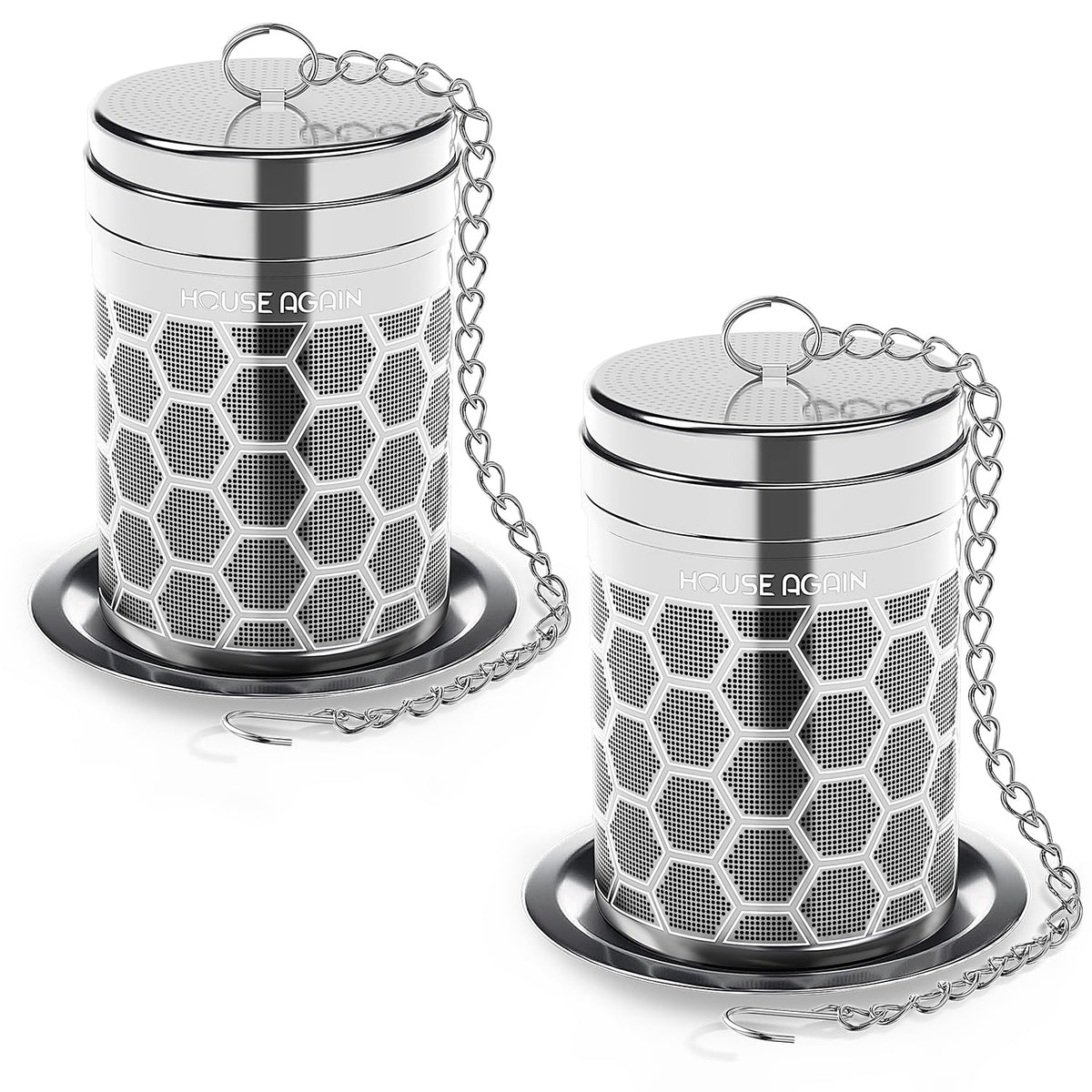 House Again Fine Mesh Tea Infuser, Set of 2