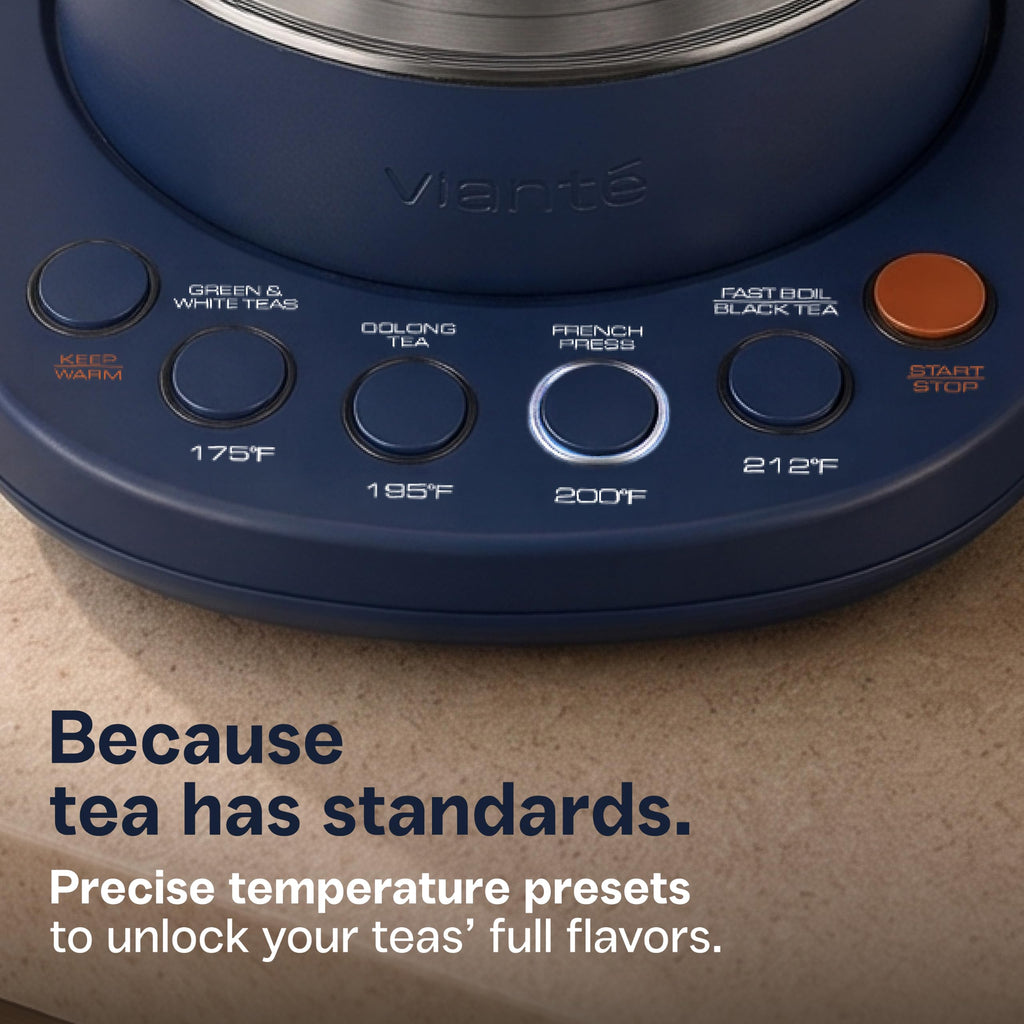 Viante Luxury Tea Set with Electric Kettle & Infuser