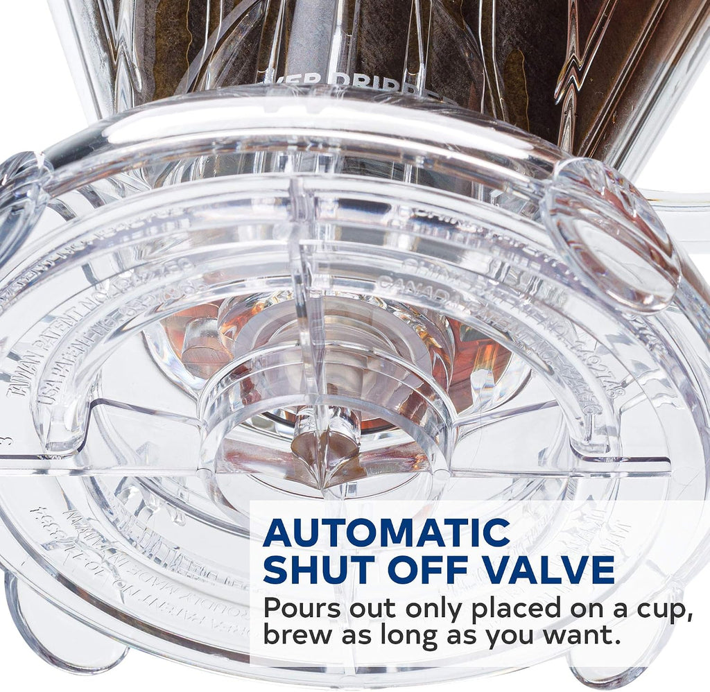 Clever Coffee Dripper & 100 Filters – 18 oz, BPA-Free, Immersion Brew