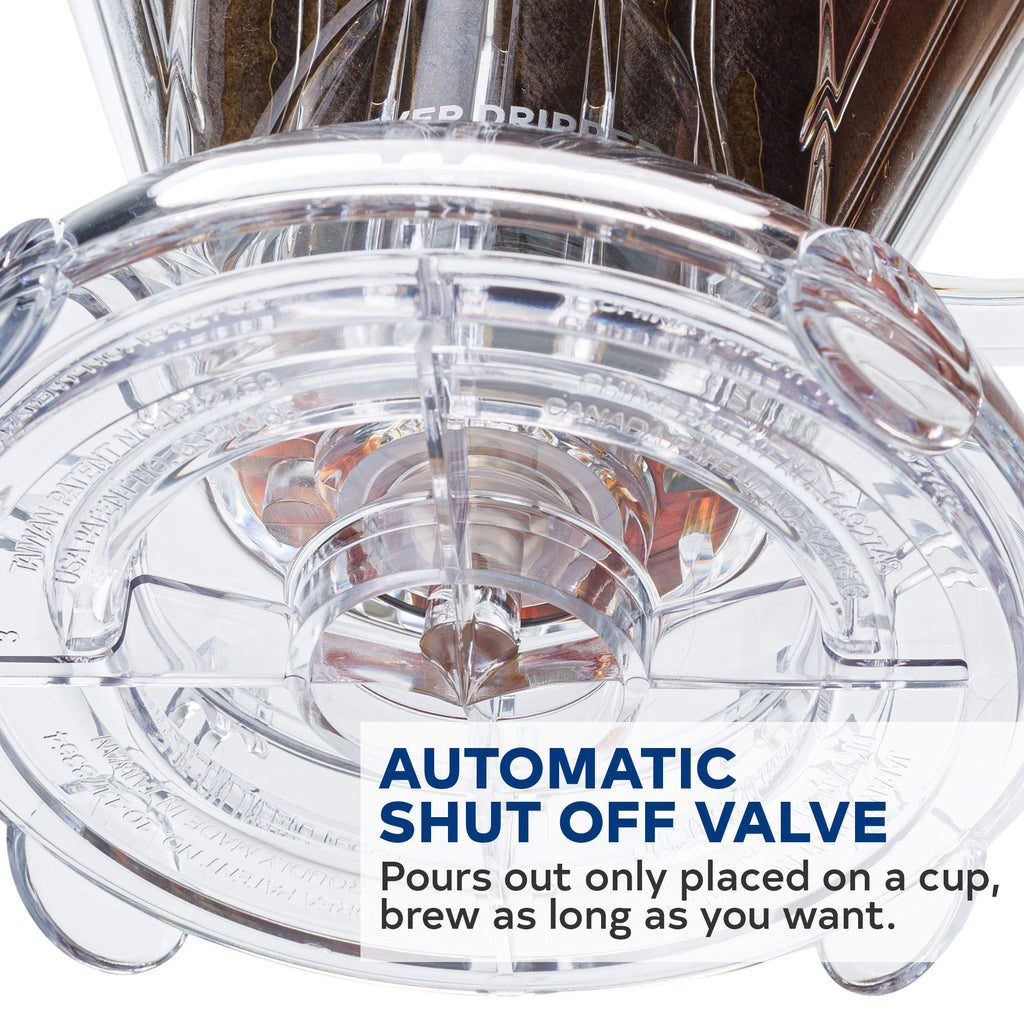 Clever Coffee Dripper & 100 Filters – 18 oz, BPA-Free, Immersion Brew