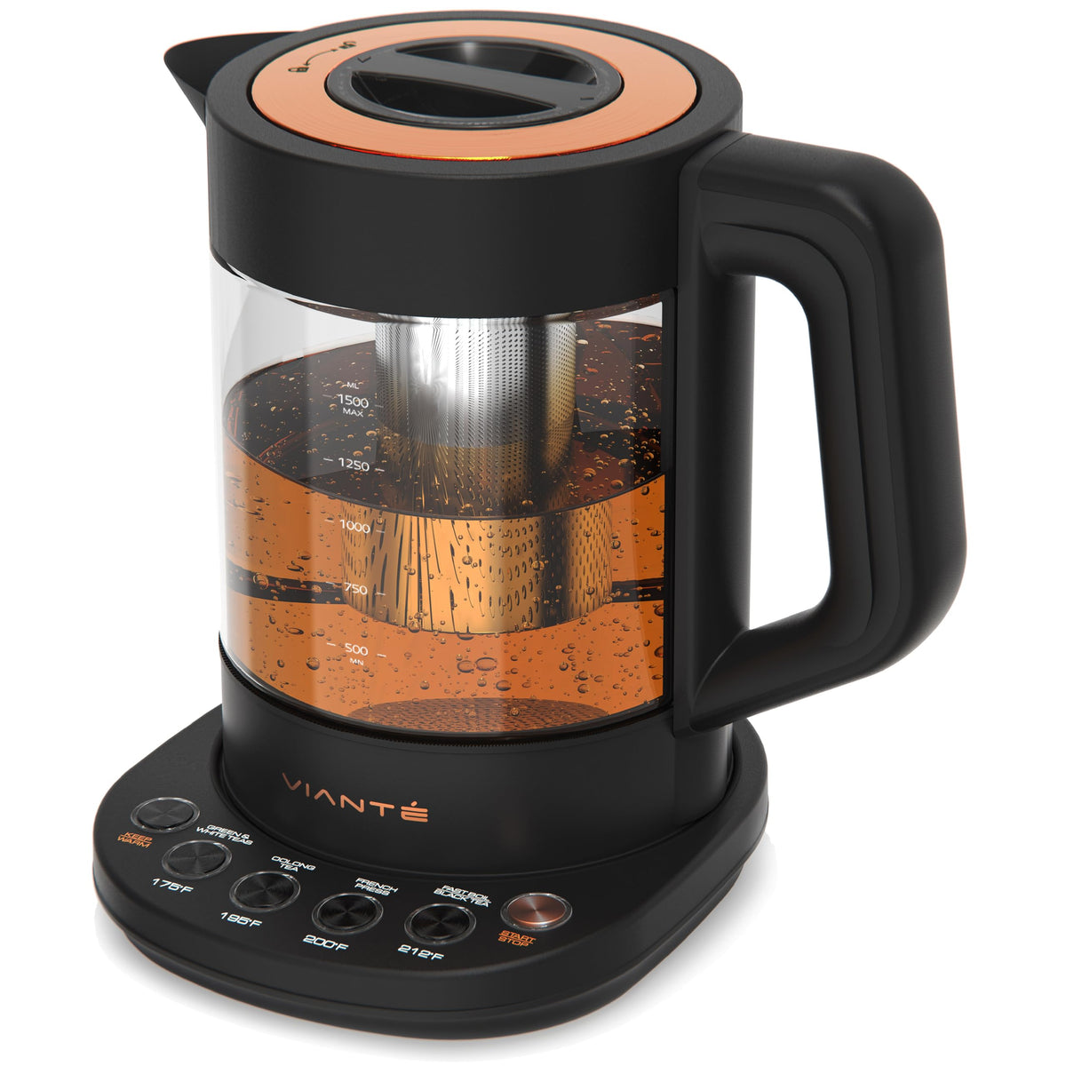 Viante Luxury Tea Set with Electric Kettle & Infuser