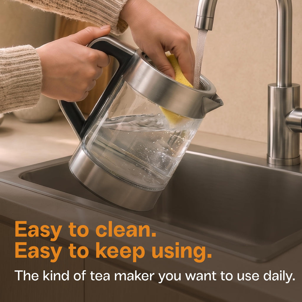 Viante Luxury Tea Set with Electric Kettle & Infuser