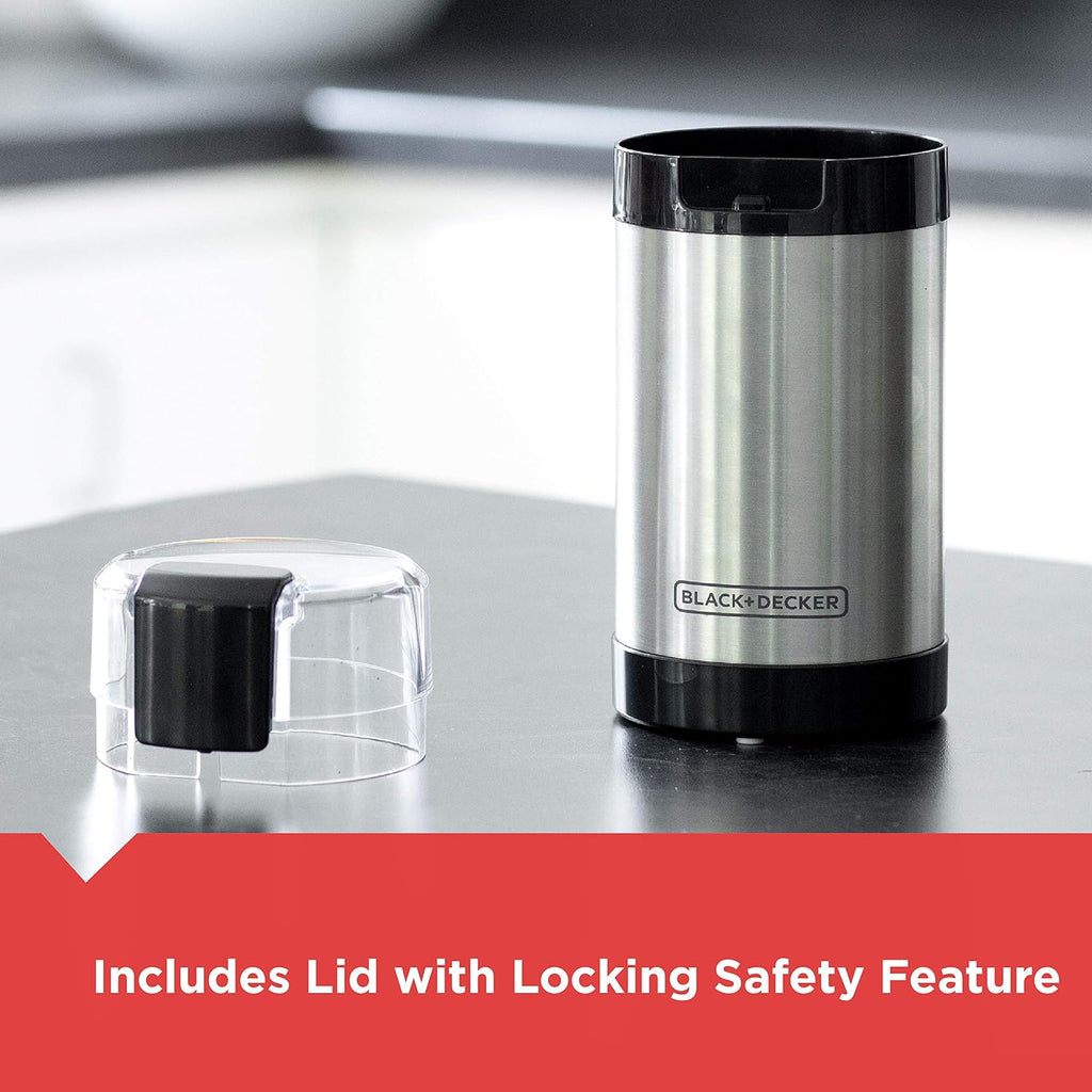 BLACK+DECKER One-Touch Coffee & Spice Grinder